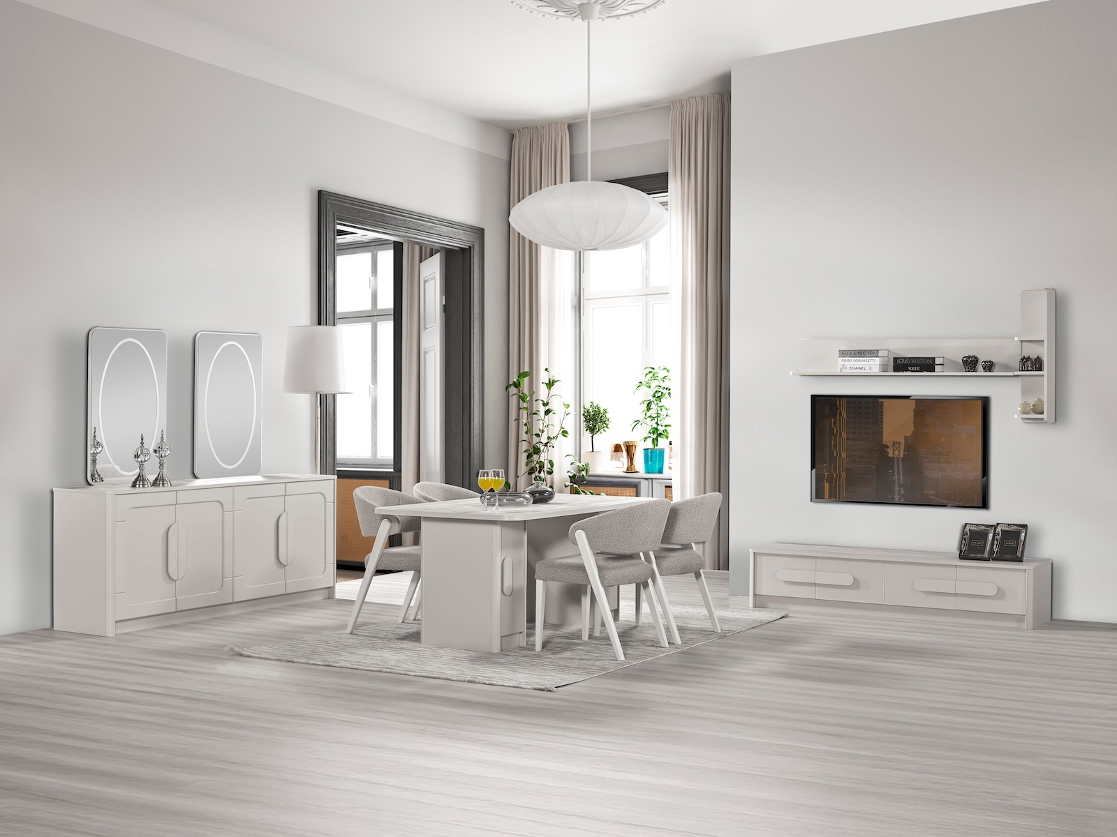 Duru Yemek Odası Takımı