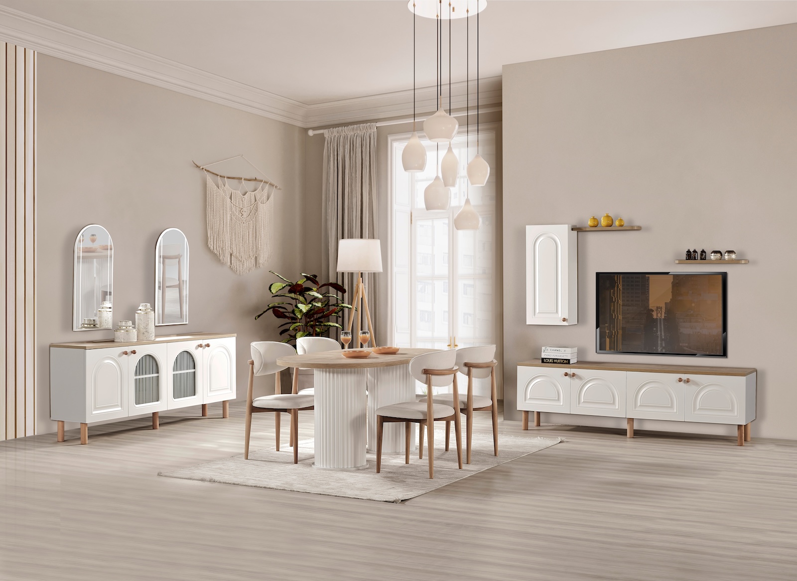 Bohem Yemek Odası Takımı 1