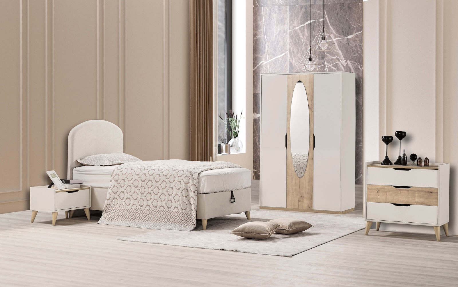 Gusto Genç Odası Beyaz